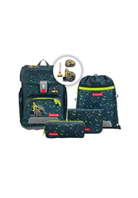 Step by Step® Cloud - Cloud - Schulranzen Set 5tlg. (Police Truck Charly) - Bagger Rocco