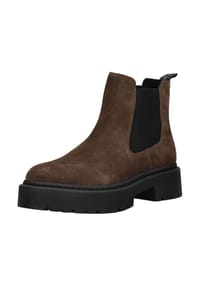 STEVE MADDEN - Veloursleder/Textil Stiefelette - Dunkelbraun