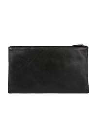 Esquire DUO - Banktasche "Duo", Leder, uni, für Damen - schwarz