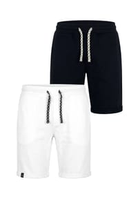 INDICODE - Shorts Sweat 2-Pack Eddy - Beetle/Black