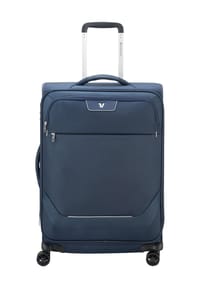 RONCATO - JOY 4-Doppelrollen-Trolley, Zweiwege-Reißverschluss, erweiterbar, TSA-Schloss - 01 SCHWARZ