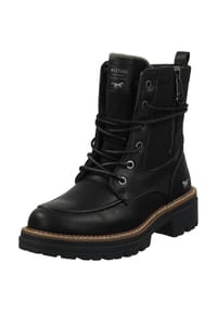 MUSTANG® - Lederimitat Stiefelette - Schwarz