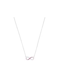 TOM TAILOR - Kette mit Anhänger für Mädchen, Silber 925, Zirkonia | Infinity - silber