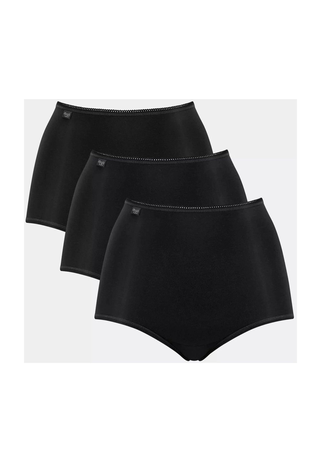 Sloggi Damen Schwarz 3P 24 7 Microfibre Maxi Briefs Polyamid 46 - Bild 10