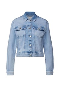 STREET ONE STUDIO - Jeansjacke, Klappkragen, für Damen - 16961 BLEACH WASH