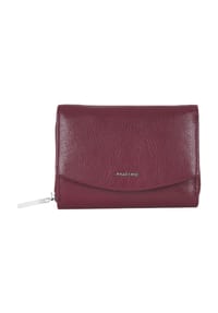 Maître LEISEL - Brieftasche "Dagrete", RFID-Schutz, für Damen - 302 DARK RED