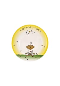 Goebel Teller Der kleine Yogi Eat-Chill-Love - Der kleine Yogi - Bunt