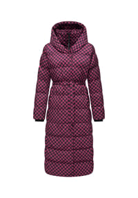 ragwear™ - Steppmantel Niara Long Print - Black