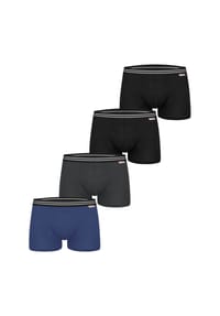 nur die - Boxer Cotton Stretch - anthrazit-dunkelblau