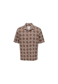 ONLY & SONS - Halbarmhemd - Potting Soil
