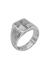 HAZE & GLORY - Ring Siegelring - Tropicalization 925 Silber - Silber