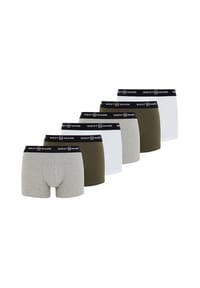 WESTMARK LONDON - Retro Short / Pant 6er Pack Oscar - Black / Ecru / Gray