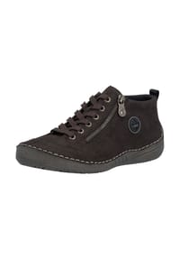 rieker - Lederimitat Sneaker - Nougat