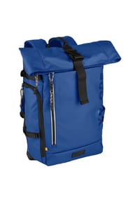 camel active EXPLORE - Daypack, Rolltop, Steckverschluss, Laptopfach - BLUE