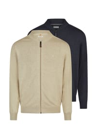 Redmond - Strickjacke 2er Pack Basic - Dunkelgrau