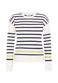 CARTOON - Strickpullover, Rundhalsausschnitt, für Damen - 1881 CREAM/BLUE