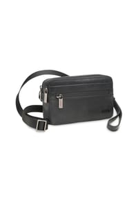 RONCATO Detroit - Detroit Umhängetasche Leder 21 cm - nero