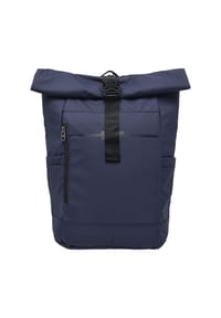 GLOBETROTTER LENNE - Rucksack, Rolltop - BLACK/BLUE