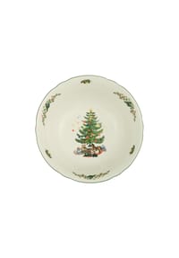 Seltmann Weiden Schüssel Marieluise Weihnachten ø 20,3 cm weiß-grün - MARIELUISE WEIHNACHTEN - weiß-grün