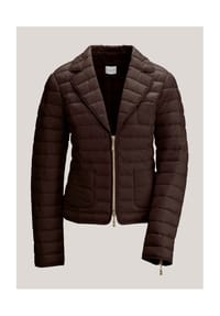 MADELEINE - Wattierte Damenjacke mit sportivem Touch - bordeaux