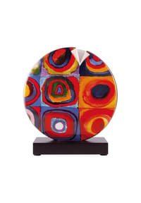 Goebel Vase Kandinsky - Quadrate / Farbstudie - Wassily Kandinsky - Bunt