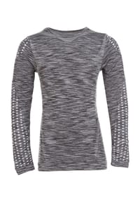 ENDURANCE - Langarmshirt Ascoli Jr. aus schnelltrocknendem Funktionsstretch - 1001 Black