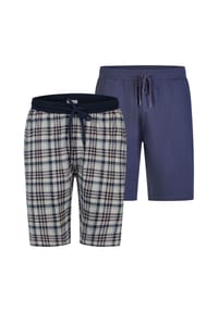 Phil & Co. Berlin - Pyjamashorts Cozy Classics - kariert-marine