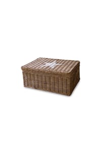 LOBERON - Box Carcans braun/weiß - braun/weiß