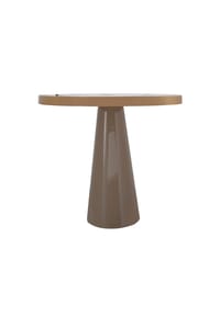 Kayoom - Neuheit 2025 Beistelltisch Art Deco 625 Taupe - gold - taupe - gold