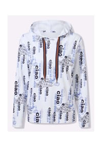 Sieh an! - Sweatshirt - weiß-marine-bedruckt