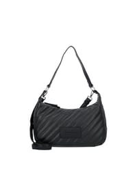 TOM TAILOR MIRELA - Schultertasche, Label, Reißverschluss, für Damen - BLACK