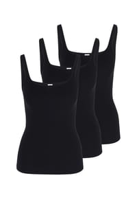 Speidel. - Unterhemd / Top 3er Pack bio.cotton - Schwarz