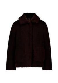 CARTOON - Plüschjacke mit Kragen - Beige