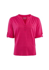 STOOKER® - MARIE Damen T-Shirt 3/4-Arm - pink peacock