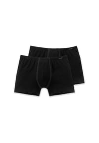 SCHIESSER - Herren Shorts 2er Pack - Pants, Boxer, Essentials, Cotton Stretch - Dunkelblau