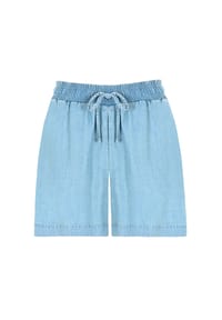 freshlions - Sweatshorts Juno mit elastischem Bund und Kordelzug - Light Blue