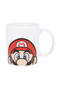 COFI - Super Mario Kaffeetasse 325 ml mit Geschenkverpackung 11 oz - Weiß 11,3x9,5x8 cm