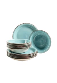 MÄSER Teller-Set, Steingut Lumaca - Lumaca - beere