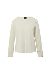 s.Oliver BLACK LABEL - Sweatshirt, Ziernaht, für Damen - 0200 WHITE