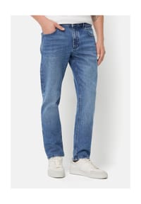camel active - Regular Fit Jeans mit 2-Wege Stretch - Ozeanblau