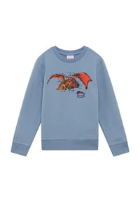 Sanetta - Sweatshirt, Rippbündchen, für Kinder - 5334 INK BLUE