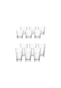 LEONARDO Trinkgläser Vario Struttura 12er Set transparent - VARIO - transparent