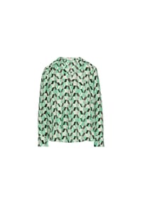 s.Oliver - Shirtbluse, V-Ausschnitt, für Damen - 73A0 GREEN