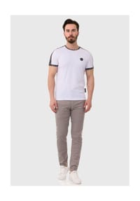 CIPO & BAXX® - Hose im dezenten Streifen-Look - BEIGE