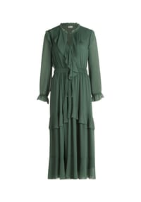 Vera Mont - Cocktailkleid mit Volant - Evening Green