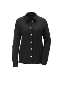 GOLDNER - Kurzgröße:  Hemdjacke - schwarz