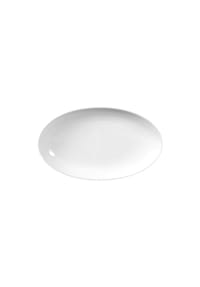 Seltmann Weiden Servierplatte Rondo/Liane 24 x 14,5 cm weiß - RONDO - weiß