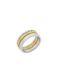 TOM TAILOR - Ring für Damen, Edelstahl - Beige