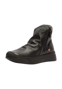 softinos® - Leder Stiefelette - Schwarz