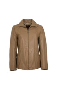 MADDOX - Damen Lederjacke Lammnappa camel - camel